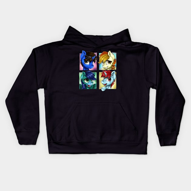 Crazy 4 shirt Kids Hoodie by GaelleDragons